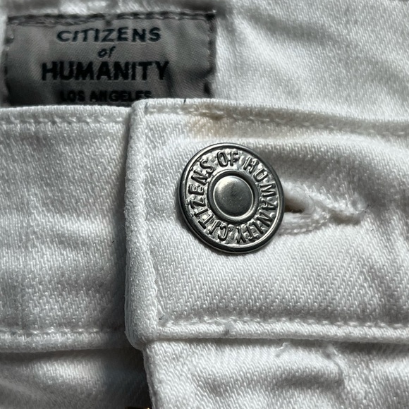 Citizens of Humanity White Denim Shorts - Picture 5 of 5